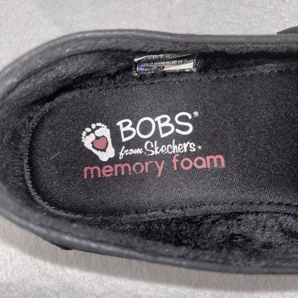 Bobs by Skechers Chill Lugs Urban Spell Women 8.5 Black Slip On Memory Foam EUC - Picture 11 of 16